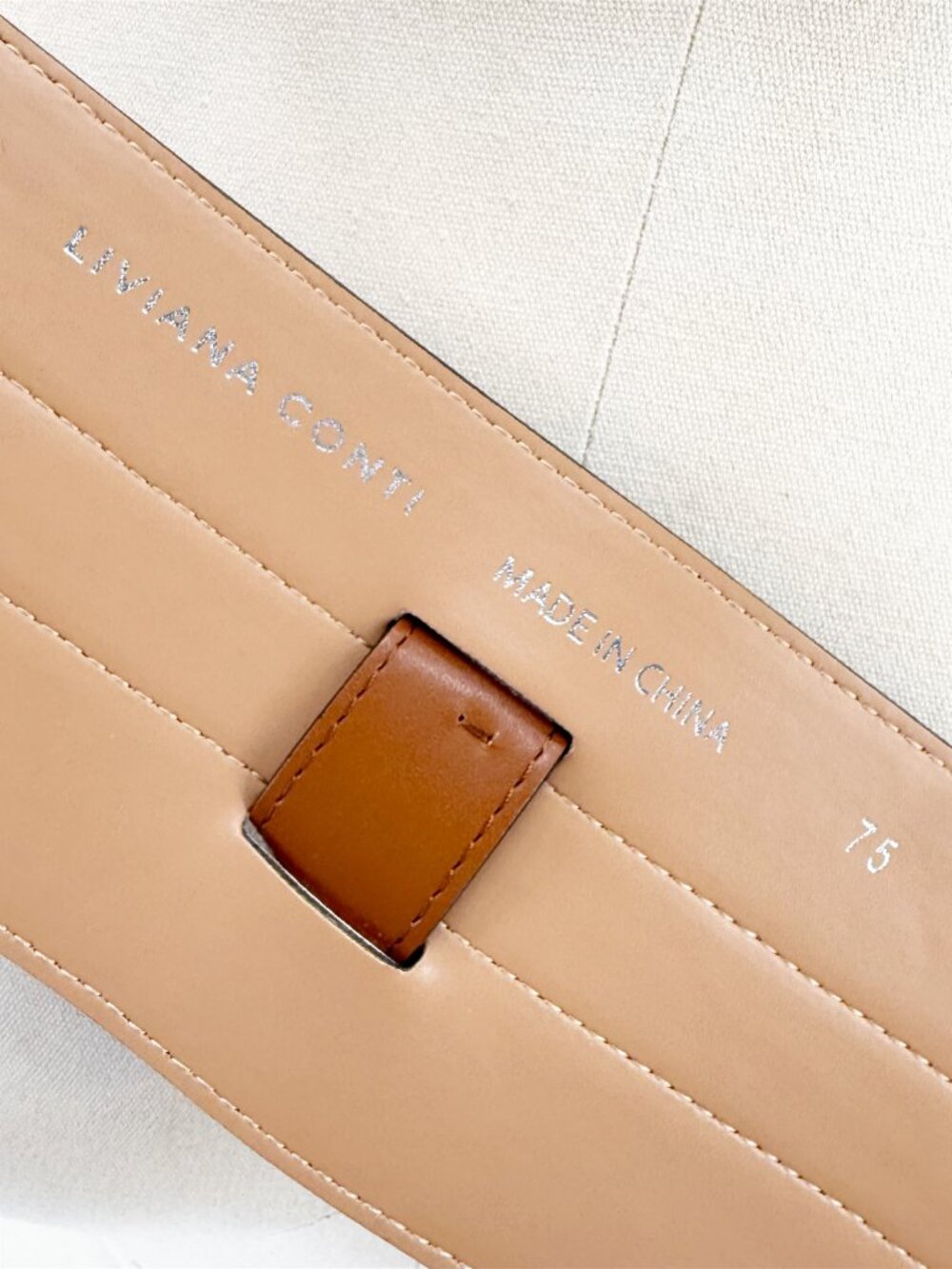 Liviana Conti Belt Woman Brown S - Picture 8 of 10